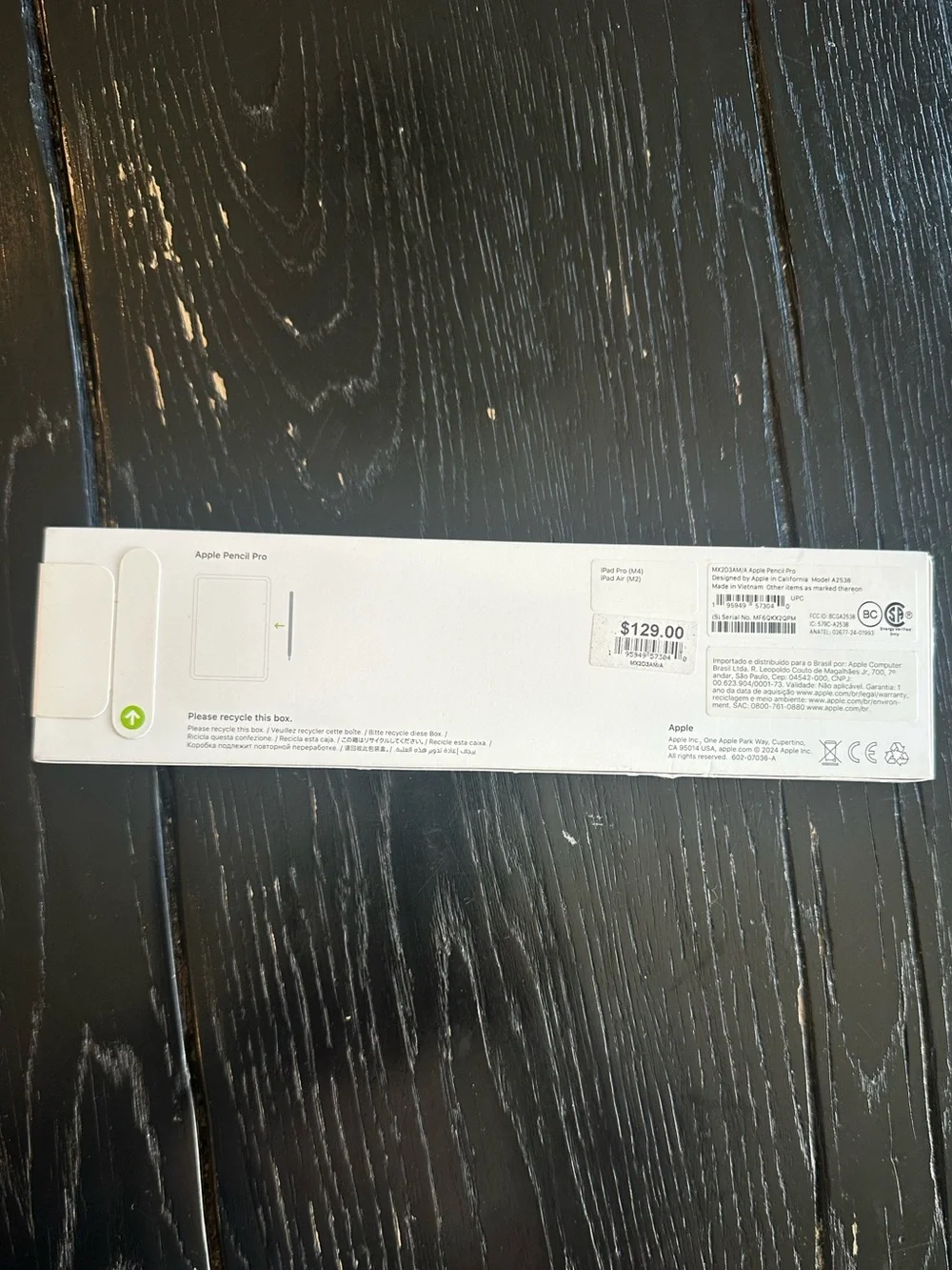 Apple Pencil Pro (White) - Model A2538
